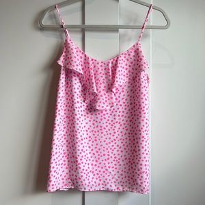 Lilly Pulitzer ruffle tank